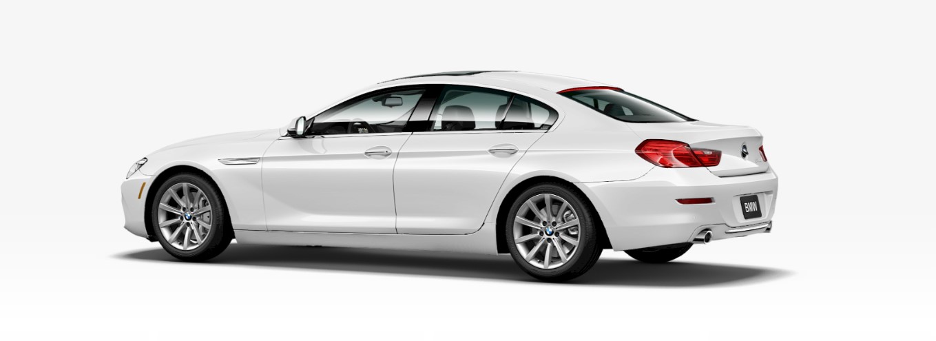 2018 BMW 640i Sedan Rear White Exterior Picture 2018 BMW 640i Sedan Rear White Exterior Picture